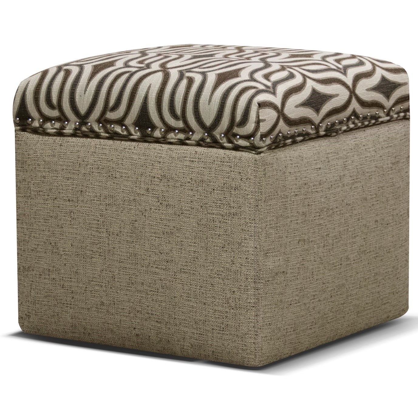 England 2F00/N Series 2F0081N Storage Ottoman with Nailhead Trim